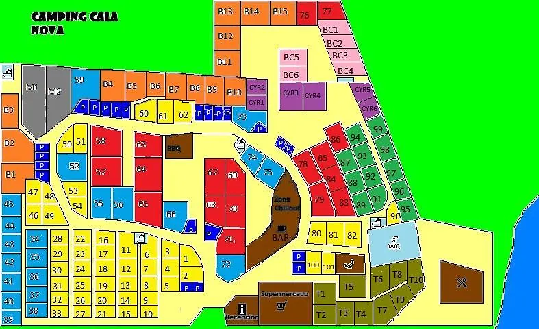 Es Cana Camping Cala Nova אתר קמפינג